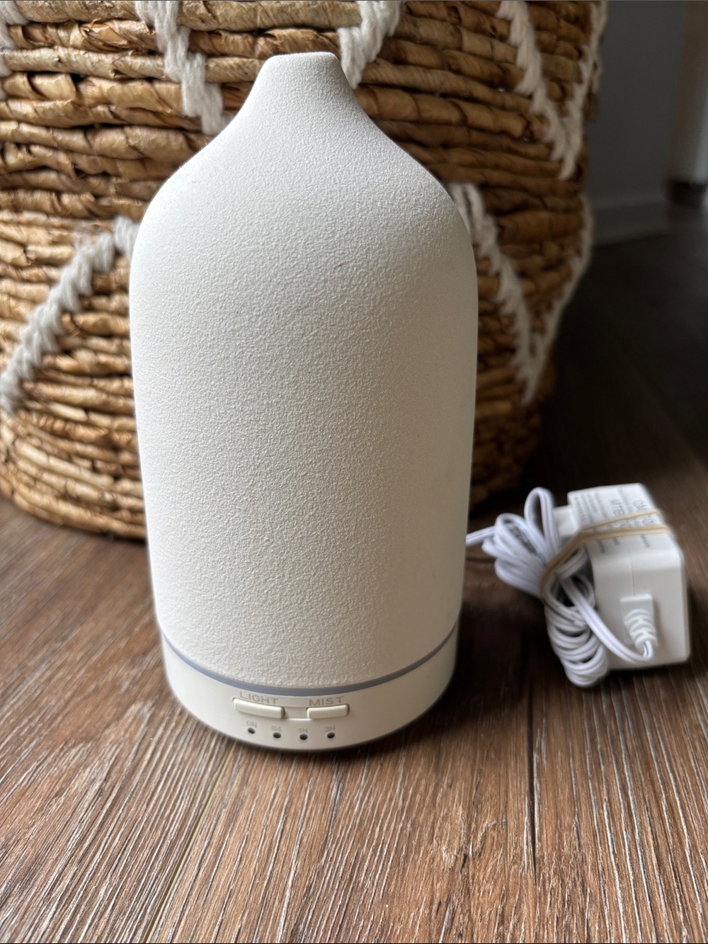 White Ceramic Ultrasonic Aroma Diffuser - Brand Unspecified